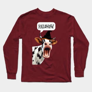 Halloween Cow Long Sleeve T-Shirt